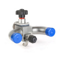 Food Grade Stainless Steel SS316L U-type Three Way  Diaphragm Valve